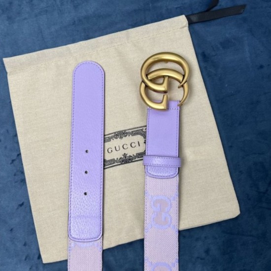 Replica Cintura larga Gucci GG Marmont 400593 40mm Viola imitazioni Miglior Prezzo Cintura larga Gucci GG Marmont 400593 40mm Viola Replica
