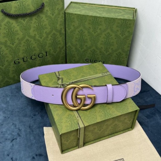 Replica Cintura larga Gucci GG Marmont 400593 40mm Viola imitazioni Miglior Prezzo Cintura larga Gucci GG Marmont 400593 40mm Viola Replica