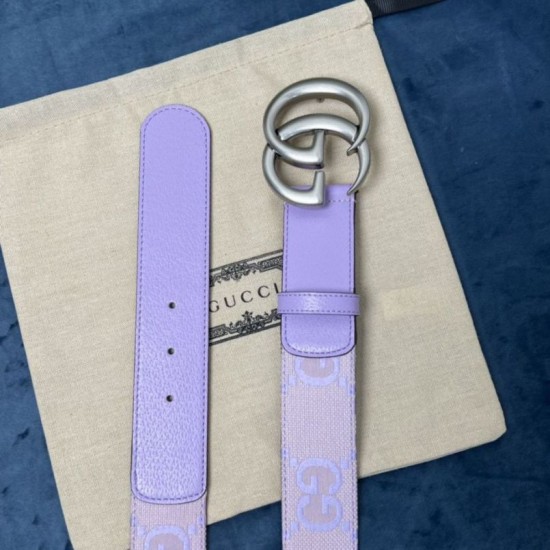 Replica Cintura larga Gucci GG Marmont 400593 40mm Viola imitazioni Miglior Prezzo Cintura larga Gucci GG Marmont 400593 40mm Viola Replica
