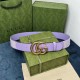 Replica Cintura larga Gucci GG Marmont 400593 40mm Viola imitazioni Miglior Prezzo Cintura larga Gucci GG Marmont 400593 40mm Viola Replica