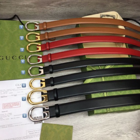 Replica Cintura sottile Gucci con fibbia G 655566 Marrone imitazioni Miglior Prezzo Cintura sottile Gucci con fibbia G 655566 Marrone Replica