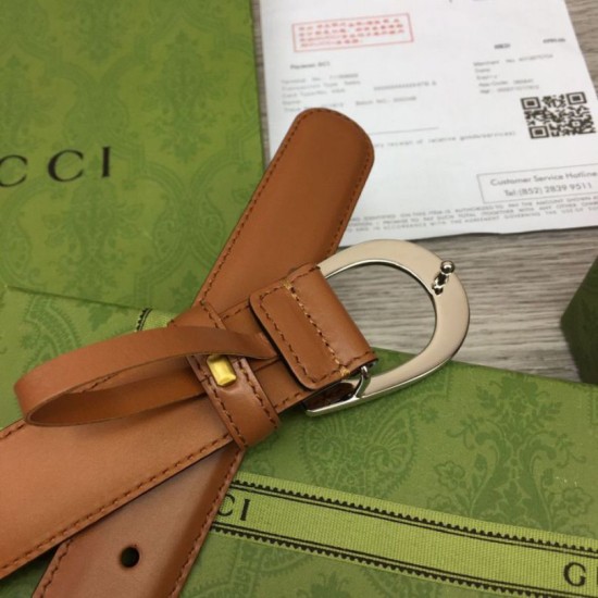 Replica Cintura sottile Gucci con fibbia G 655566 Marrone imitazioni Miglior Prezzo Cintura sottile Gucci con fibbia G 655566 Marrone Replica