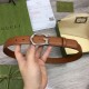 Replica Cintura sottile Gucci con fibbia G 655566 Marrone imitazioni Miglior Prezzo Cintura sottile Gucci con fibbia G 655566 Marrone Replica