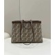 Miglior Prezzo Shopper Fendi X-Tote in lana pied de poule con ricamo FF 8BH374 Marrone Replica