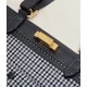 Replica Shopper Fendi X-Tote in lana pied de poule con ricamo FF 8BH374 Grigia imitazioni Miglior Prezzo Shopper Fendi X-Tote in lana pied de poule con ricamo FF 8BH374 Grigia Replica