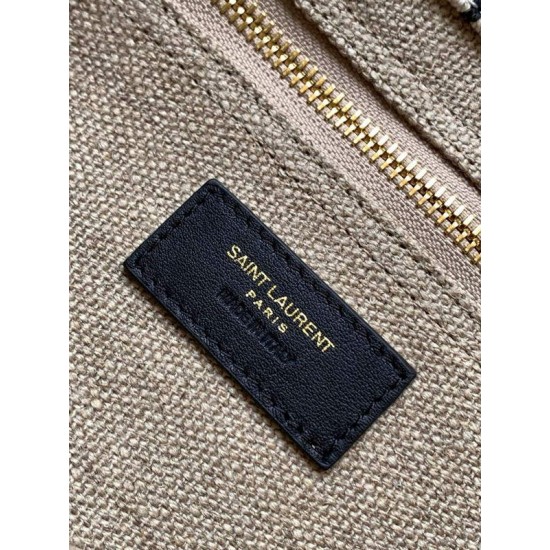 Replica Borsa tote grande YSL Saint Laurent Rive Gauche in tela stampata imitazioni Miglior Prezzo Borsa tote grande YSL Saint Laurent Rive Gauche in tela stampata Replica