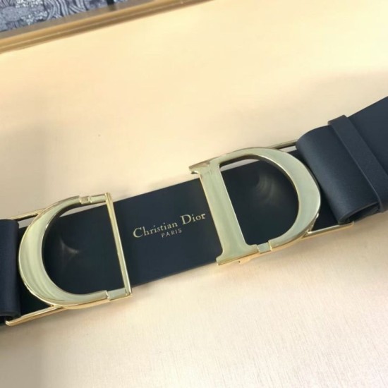 Replica Cintura Dior 30 Montaigne 40MM Pelle di vitello liscia Nera imitazioni Miglior Prezzo Cintura Dior 30 Montaigne 40MM Pelle di vitello liscia Nera Replica