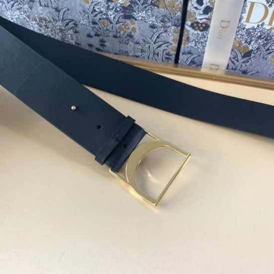 Replica Cintura Dior 30 Montaigne 40MM Pelle di vitello liscia Nera imitazioni Miglior Prezzo Cintura Dior 30 Montaigne 40MM Pelle di vitello liscia Nera Replica