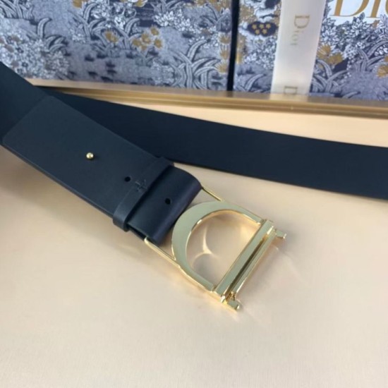 Replica Cintura Dior 30 Montaigne 40MM Pelle di vitello liscia Nera imitazioni Miglior Prezzo Cintura Dior 30 Montaigne 40MM Pelle di vitello liscia Nera Replica