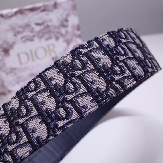 Replica Borsa Cintura Dior Diorquake 55MM Tela Obliqua Blu imitazioni Miglior Prezzo replica Cintura Dior Diorquake 55MM Tela Obliqua Blu