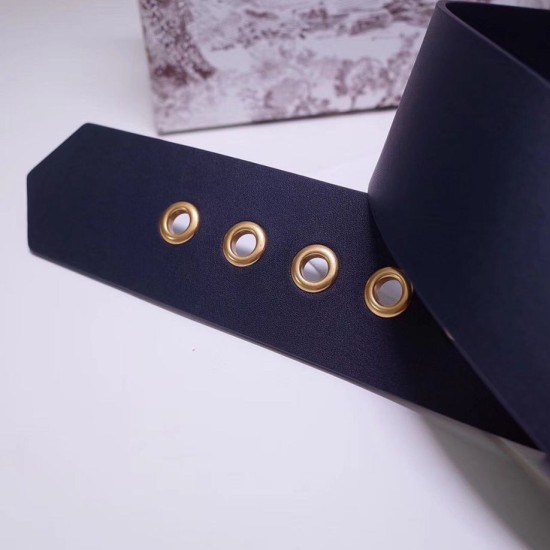 Replica Alta gamma Cintura Dior Diorquake 55MM Blu scuro imitazioni Miglior Prezzo Alta gamma replica Cintura Dior Diorquake 55MM Blu scuro