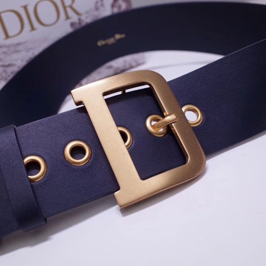 Replica Alta gamma Cintura Dior Diorquake 55MM Blu scuro imitazioni Miglior Prezzo Alta gamma replica Cintura Dior Diorquake 55MM Blu scuro