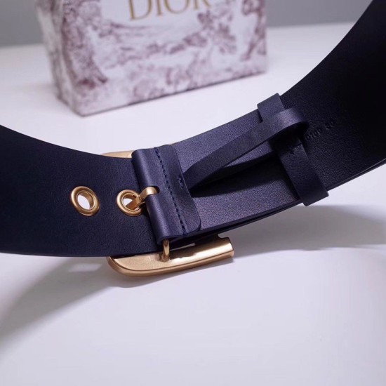 Replica Alta gamma Cintura Dior Diorquake 55MM Blu scuro imitazioni Miglior Prezzo Alta gamma replica Cintura Dior Diorquake 55MM Blu scuro