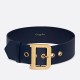 Replica Alta gamma Cintura Dior Diorquake 55MM Blu scuro imitazioni Miglior Prezzo Alta gamma replica Cintura Dior Diorquake 55MM Blu scuro