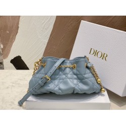 Borsa Pari Dior Ammi Piccola Macrocannage Blu Borsa Pari Dior Ammi Piccola Macrocannage Blu