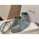 Miglior Prezzo Bora Pari replica Dior Ammi Piccola Macrocannage Blu
