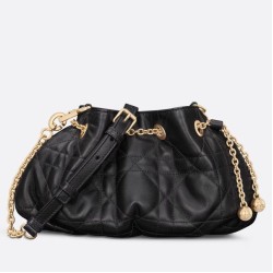Borse Dior Ammi piccola/media Macrocannage Nera