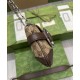 Replica Dettagli perfetti Borsa 1:1 a tracolla piccola Gucci Horsebit Chain 764339 Caffè scuro imitazioni Miglior Prezzo Dettagli perfetti Borsa Replica a tracolla piccola Gucci Horsebit Chain 764339 Caffè scuro