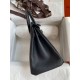 Miglior Prezzo Borsa Hermes Birkin 25 Retourne fatta a mano nera Clemence Replica