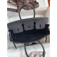 Miglior Prezzo Borsa Hermes Birkin 25 Retourne fatta a mano nera Clemence Replica