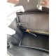 Miglior Prezzo Borsa Hermes Birkin 25 Retourne fatta a mano nera Clemence Replica