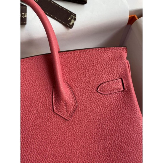 Replica Hermes Birkin 25 Retourne Borsa fatta a mano Rossetto rosa Clemence imitazioni Miglior Prezzo Hermes Birkin 25 Retourne Borsa fatta a mano Rossetto rosa Clemence Replica