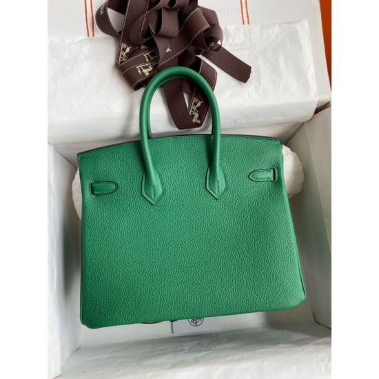 Miglior Prezzo Borsa Hermes Birkin 25 Retourne Clemence grigio perla Replica