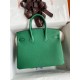 Miglior Prezzo Borsa Hermes Birkin 25 Retourne Clemence grigio perla Replica