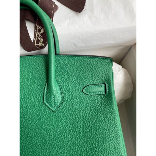 Miglior Prezzo Borsa Hermes Birkin 25 Retourne Clemence grigio perla Replica