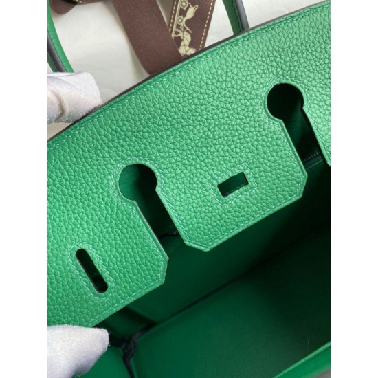 Miglior Prezzo Borsa Hermes Birkin 25 Retourne Clemence grigio perla Replica
