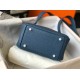 Replica Borsa Hermes Lindy Mini Agata Blu Clemence imitazioni Miglior Prezzo Borsa Hermes Lindy Mini Agata Blu Clemence Replica