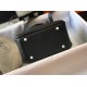Replica Borsa Hermes Lindy Mini Pelle di vitello Clemence nera imitazioni Miglior Prezzo Borsa Hermes Lindy Mini Pelle di vitello Clemence nera Replica