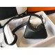 Replica Borsa Hermes Lindy Mini Pelle di vitello Clemence nera imitazioni Miglior Prezzo Borsa Hermes Lindy Mini Pelle di vitello Clemence nera Replica