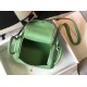 Replica Borsa Hermes Lindy Mini Clemence in pelle di vitello verde imitazioni Miglior Prezzo Borsa Hermes Lindy Mini Clemence in pelle di vitello verde Replica