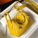 Replica Borsa Hermes Lindy Mini Clemence in pelle di vitello gialla imitazioni Miglior Prezzo Borsa Hermes Lindy Mini Clemence in pelle di vitello gialla Replica