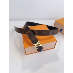 Pari Cintura reversibile Louis Vuitton LV con iniziali 30 mm M0565V Tela monogramma Pari Cintura reversibile Louis Vuitton LV con iniziali 30 mm M0565V Tela monogramma