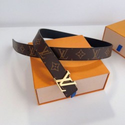 Miglior Prezzo Pari replica Cintura reversibile Louis Vuitton LV con iniziali 30 mm M0565V Tela monogramma