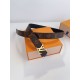 Miglior Prezzo Pari replica Cintura reversibile Louis Vuitton LV con iniziali 30 mm M0565V Tela monogramma