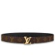 Miglior Prezzo Pari replica Cintura reversibile Louis Vuitton LV con iniziali 30 mm M0565V Tela monogramma