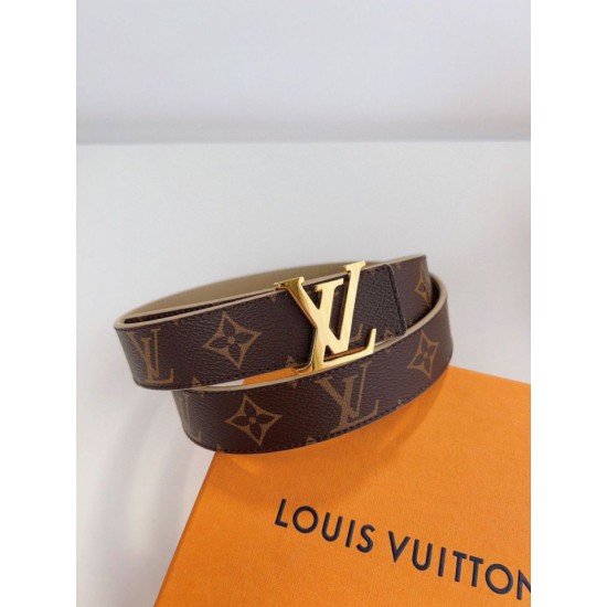 Replica Borsa Cintura reversibile Louis Vuitton LV con iniziali 30 mm M0646V Tela monogramma imitazioni Miglior Prezzo replica Cintura reversibile Louis Vuitton LV con iniziali 30 mm M0646V Tela monogramma