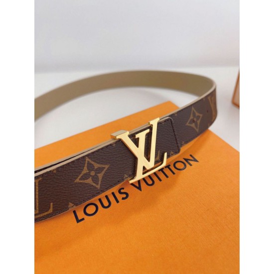 Replica Borsa Cintura reversibile Louis Vuitton LV con iniziali 30 mm M0646V Tela monogramma imitazioni Miglior Prezzo replica Cintura reversibile Louis Vuitton LV con iniziali 30 mm M0646V Tela monogramma
