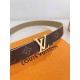 Replica Borsa Cintura reversibile Louis Vuitton LV con iniziali 30 mm M0646V Tela monogramma imitazioni Miglior Prezzo replica Cintura reversibile Louis Vuitton LV con iniziali 30 mm M0646V Tela monogramma
