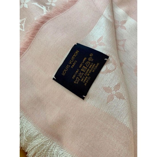 Replica Scialle monogramma Louis Vuitton M72046 Rosa imitazioni Miglior Prezzo Scialle monogramma Louis Vuitton M72046 Rosa Replica