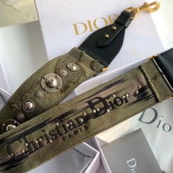 Replica falso Tracolla Dior Camouflage Tela ricamata Verde imitazioni Miglior Prezzo falso Tracolla Dior Camouflage Tela ricamata Verde Replica
