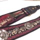 Miglior Prezzo falso Cinturino Dior Canvas di ispirazione bohémien rosso Replica