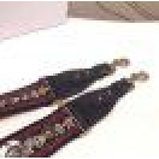 Miglior Prezzo falso Cinturino Dior Canvas di ispirazione bohémien rosso Replica