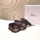 Miglior Prezzo falso Cinturino Dior Canvas di ispirazione bohémien rosso Replica