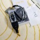 Miglior Prezzo falso Tracolla Dior con ricamo Tie Dior multicolore blu Replica