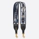 Miglior Prezzo falso Tracolla Dior con ricamo Tie Dior multicolore blu Replica