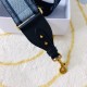 Miglior Prezzo falso Tracolla Dior Denim Christian Dior Blu Replica